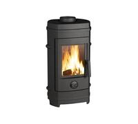 Poele a Bois INVICTA Remilly - Puissance optimale: 7 kW - Max: 10,5 kW - Bûches 34 cm max - Fonte - Fabriqué en France - Ecode