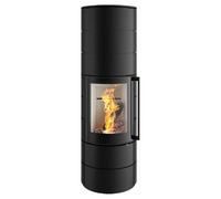 Poêle à bois Spartherm Ambiente A4 H2O 8 kW Indépendant de l'air ambiant / RLU, Revêtement Nero
