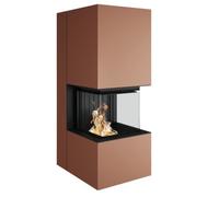 Poêle à bois Spartherm SEE Artemis 9,3 kW Kupfer, eboris 1300 ultra, Komplettsatz Schwarz