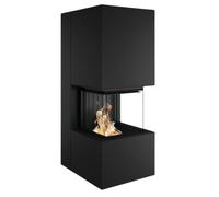 Poêle à bois Spartherm SEE Artemis 9,3 kW Nero, eboris 1300 ultra, Komplettsatz Schwarz