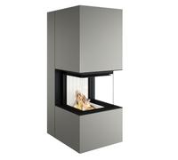 Poêle à bois Spartherm SEE Artemis 9,3 kW Nickel, eboris 1300 ultra, Komplettsatz Elfenbein