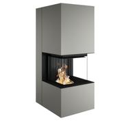 Poêle à bois Spartherm SEE Artemis 9,3 kW Nickel, eboris 1300 ultra, Komplettsatz Schwarz