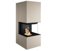 Poêle à bois Spartherm SEE Artemis 9,3 kW Perle, eboris 1300 ultra, Komplettsatz Schwarz