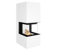 Poêle à bois Spartherm SEE Artemis 9,3 kW Weiss, eboris 1300 ultra, Komplettsatz Elfenbein