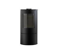 Poêle à bois - SUPRA - LEONIE - 6 kW - Étanche RE2020 - Double combustion - Noir