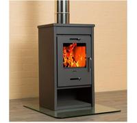 Poêle à bois V05 Deluxe LG - 9 kW, design élégant et compact