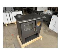 Poêle à Bois Verso CS - 7,7 kW | Plaque Supérieure en Métal, Chauffage Efficace et Sortie de Fumée à Gauche