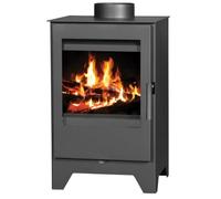 Poêle à bois - Victoria 05 Parma L - 5 kW - Noir - 38,4x38,6x65,3 cm