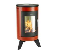 Poêle à bois Wamsler City 7 kW rouge/noir