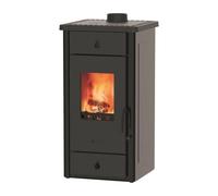 Poêle à bois Wamsler Luke 8 kW schwarz / anthrazit