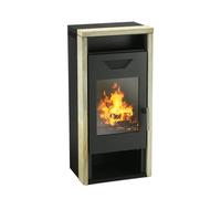 Poêle à bois Wamsler Yara Noir / Grès 6 kW