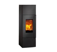 Poêle à bois Wodtke samurai oki 8 kW mit HiClean-Filter und FireMatic Abbrand-Technik HCF 03