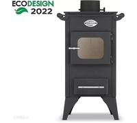 Poele a bois Zvezda Retro 6,0 kW acier noir sortie 130 mm