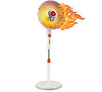 Poêle à carbone, cuisinière électrique à air chaud, oscillant à 90 °, chauffage rapide 500 W/1 000 W, sans danger, réglage de la puissance pour la maison et le bureau