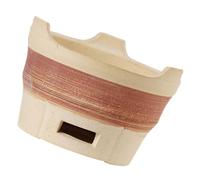 Poêle à charbon de qualité supérieure avec design creux - Barbecue multifonction en argile et poêle chauffant pour une utilisation en intérieur/extérieur - Barbecue compact marron préserve la saveur
