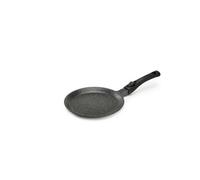 Pradel Excellence - Poêle à Crêpes en Fonte d'Aluminium Premium - Revêtement Anti-Adhésif Façon Pierre - Manche Amovible - Compatible Tous Feux dont Induction, Four et Lave-Vaisselle - Diamètre 24 cm