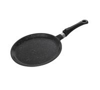 Poêle à crêpes Ø 28 cm ""Façon pierre"" - PRADEL EXCELLENCE - Gamme PREMIUM - Compatible tous feux dont induction. Manche amovible.