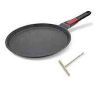 Poêle à Crêpes 20 cm avec Poignée Amovible noir
