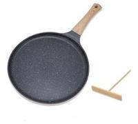 Poêle à crêpes 20 cm blanc marron