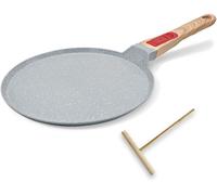 Poêle à crêpes 20 cm en céramique marron bleu Vendos85