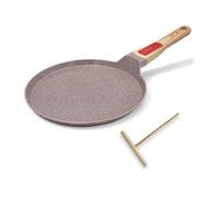 Poêle à crêpes 20 cm en céramique marron noir