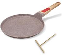 Poêle à crêpes 20 cm en céramique marron noir Vendos85