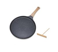 Poêle à crêpes 20 cm noir marron