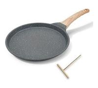 Poêle à crêpes 20 cm polyvalente noir Noir