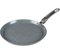 Poêle À Crêpes 25 Cm ¿ Poêle Antiadhésive Marblestone, Aluminium Forgé, Sans Pfoa, Compatible Induction, Facile À Nettoyer, Poignée Soft-Touch, Pour Pancakes, Crêpes, Omelettes, Chapatis & Roti