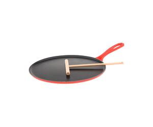 Poêle à Crêpes 27 cm Le Creuset Fonte 20136270600460 Cerise