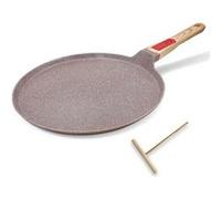 Poêle à crêpes 30 cm en céramique marron noir