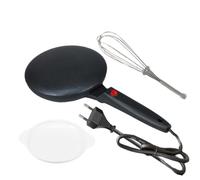 Poêle À Crêpes Électrique, plaque1 Chauffante Ronde Électrique Pour Crêpes, Machine À Crêpes Portative 600W, Plat De Cuisson À Contrôle Thermostatique Pour Le Petit-déjeuner
