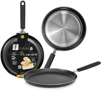- Poêle À Crêpes Fusion, 22 Cm, Aluminium, Antiadhésif, Compatible Avec L¿Induction
