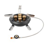 Poêle à dos - poêle de camping | Poêles de randonnée pliables de 16000 W | 5 brûleurs Camp Cooking Gear, brûleurs résistants au pour les voyages en plein air de la chasse de trekking d