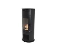 Poêle à éthanol 3kW en acier avec façade en verre trempé BESTFIRE B Noir