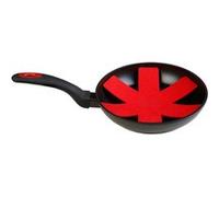 Poêle à Frire 24cm Induction, Antiadhésive Écologique, Aluminium Forgé sans PFOA, Wecook, Ecostone, , Noir Noir G
