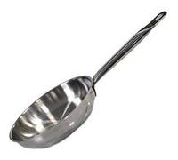 Poêle à frire 28 cm en inox 18/10 sans revêtement de 2,6 litres Elo Profi Therm