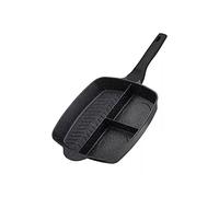 Poêle à frire 3 en 1 pour crêpes, omelettes épaisses, antiadhésives, œufs, steak, jambon, crêpes, tamagoyaki, cuisine, petit déjeuner