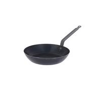 De Buyer Poêle 5020.30 en tôle bleue coupe lyonnaise Ø30 cm