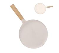 Poêle à frire - 41 x 24 cm - Poêle à frire à induction | Poêle à frire en alliage d'aluminium blanc antiadhésive - Passe au four - Légère | Batterie de cuisine robuste et fonctions de friteuse pour