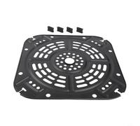 Poêle à frire à double couche pour AF080 2QT pour mini friteuse à air comprimé avec poignée pour soutenir le grill, les frites, les ailes de poulet et les tranches de pizza