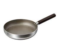 Poêle à Frire Antiadhésive 20cm Induction avec Manche Effet Bois Argent