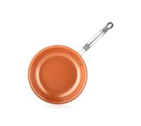 Poêle À Frire Antiadhésive Avec Revêtement En Céramique Titane, Poêle À Œufs Ronde En Cuivre, Ustensiles De Cuisine 20/24cm(24CM)