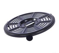 Poêle à frire antiadhésive de rechange avec poignée, en acier au carbone, perforée pour une cuisson homogène, passe au lave-vaisselle, compatible avec les modèles AF100 AF150 FD401 OP300 OP500