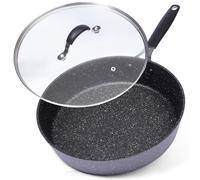 Poêle à frire antiadhésive en granit STONER avec couvercle 28 cm