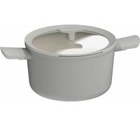 Poêle à frire Balance, haute, antiadhésive, 24 cm, 5.5 L, Moonmist, Aluminium recyclé - BergHOFF | Leo Line