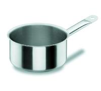 Poêle à frire, braisière, acier inoxydable 18/10, argent, 0.75 l, Ø 12 cm, ronde, hauteur : 7 cm