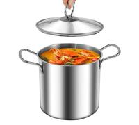 Poêle à frire - Cuisinière en acier inoxydable, panier d'évacuation de l'huile | Bateau de cuisine multi-usage avec casserole de cuisson, poignée anti-fromage - Friteuse pour la maison, les repas, les