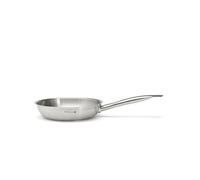 Poêle à frire - DE BUYER - 24 cm - Acier inox 18/10 - Compatible tous feux - Design sobre