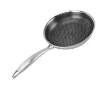 Poêle à Frire en Acier Inoxydable 316 au Design Unique pour une Répartition Uniforme de la Chaleur et un Nettoyage Facile pour Toutes les Tables de Cuisson (20cm)
